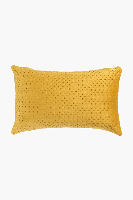 Quilted Velvet Scatter Cushion 30x50cm