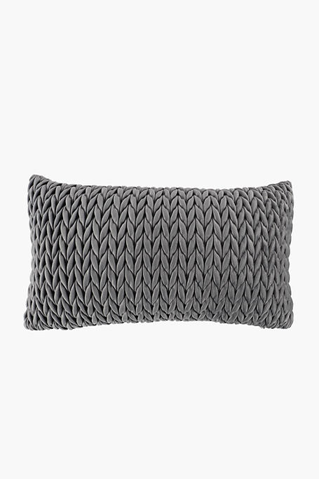 Velvet Woven Scatter Cushion, 30x50cm