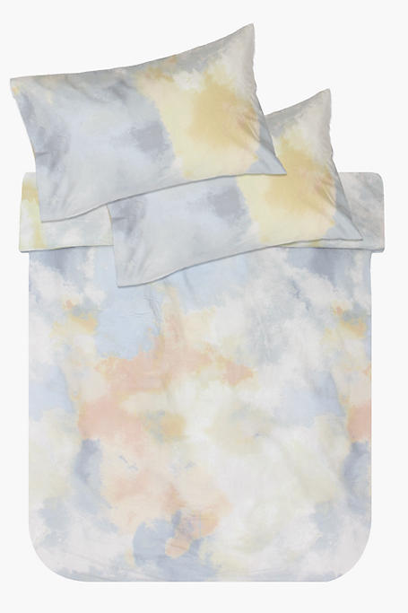 Cotton Abstract Duvet Cover Set