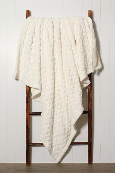 Knit Cable Sherpa Blanket 150x200cm