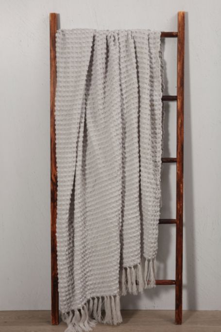 Embellished Stripe Woven Throw, 140x180cm