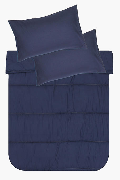 Microfibre Plain Comforter Bale With Pillow