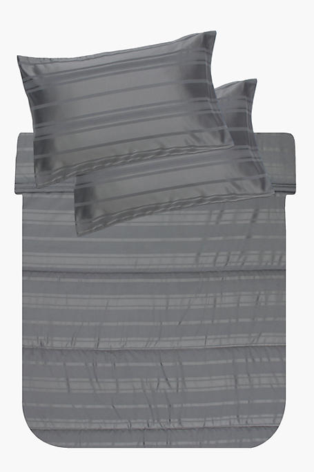 Satin Stripe Comforter Set