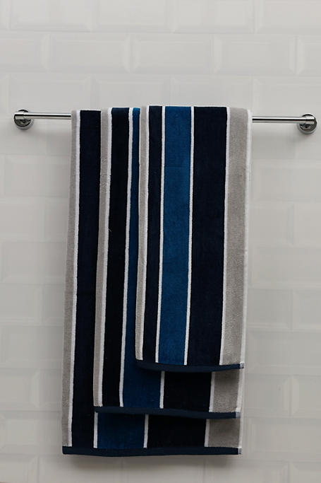 Velour Stripe Towel