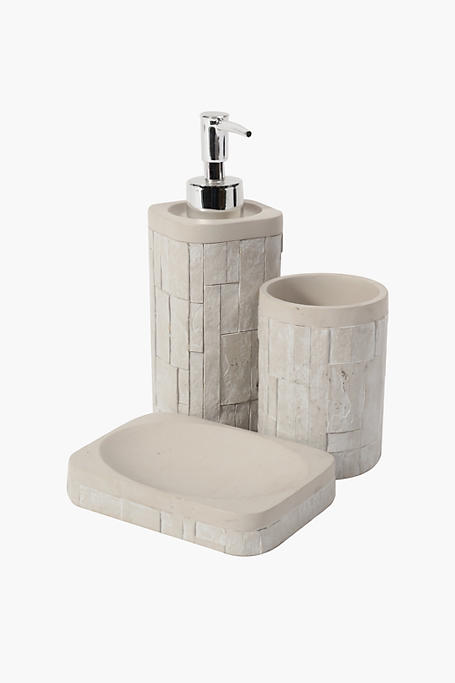 Tiled Cement Soap Dispenser
