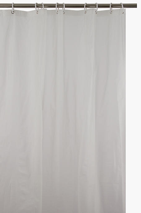Frosted Plain Shower Curtain, Vinyl Bathroom Window Curtain In Frost