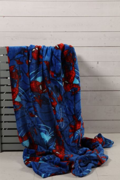 Microfibre Spiderman Blanket, 115x145cm