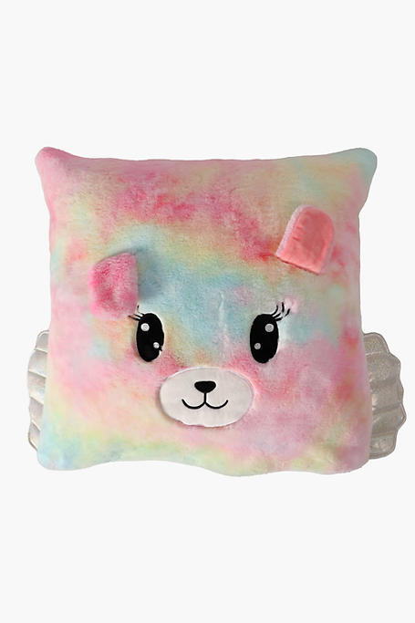 3d Rainbow Unicorn Scatter Cushion 60x60cm