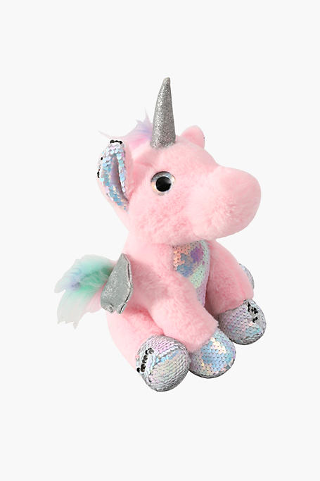 Sequined Unicorn Plush Toy