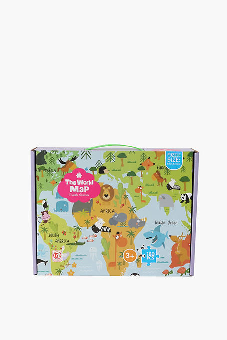 180 Piece Map Puzzle Set