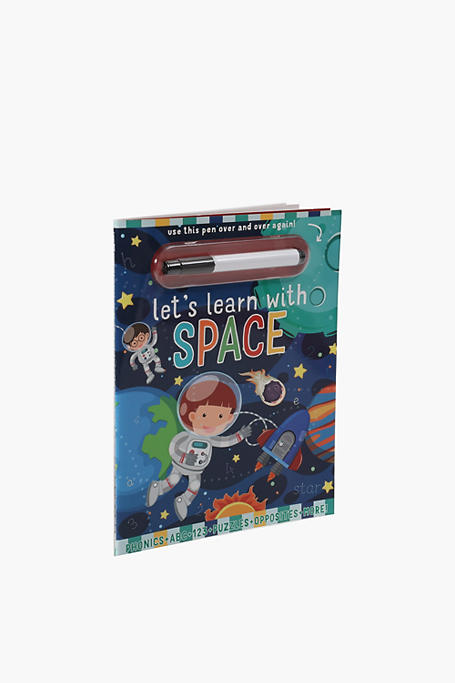 Lets Learn With Space Book And Pen