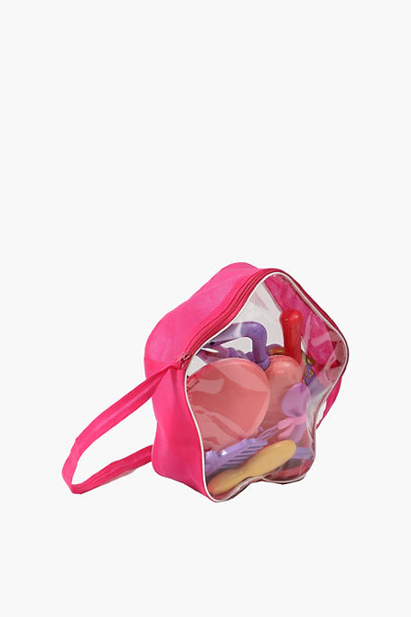 Cosmetic Set In A Bag With Mirror Light