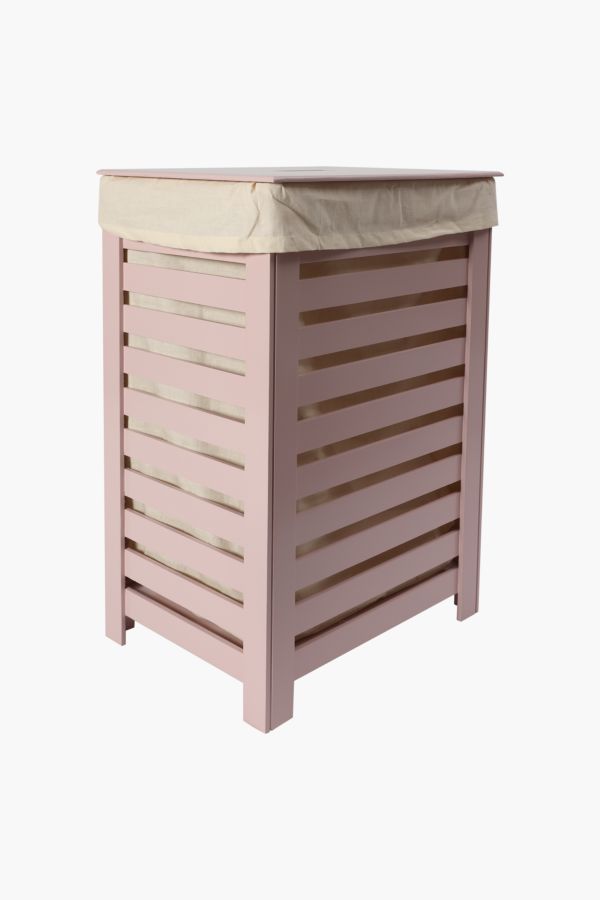 Wooden Laundry Bin With Lid, Wooden Laundry Box With Lid
