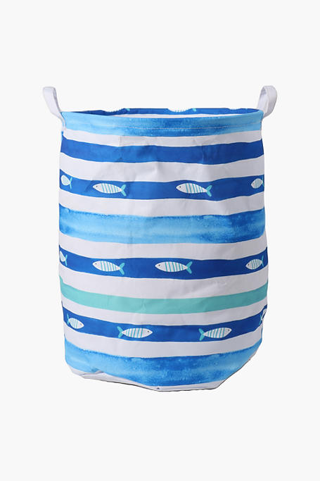 Stripe Crunch Laundry Basket