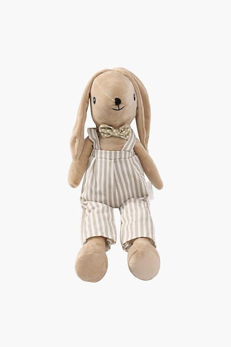 Bunny In Overalls Soft Toy
