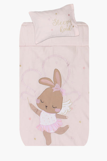 Microfibre Ballerina Bunny Comforter Set