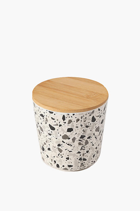 terrazzo Bamboo Canister