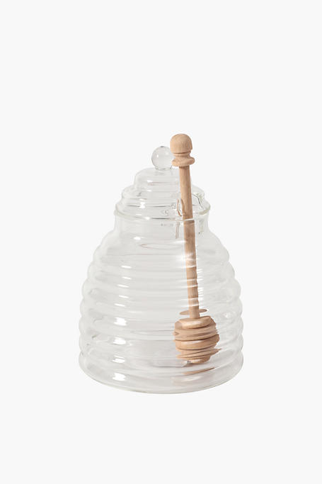 Honey Jar With Dipping Spoon