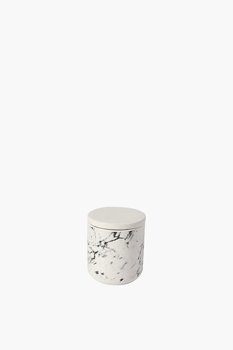 Ceramic Marble Canister Small