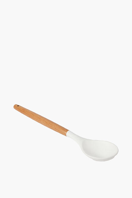 Java Wood And Silicone Spoon