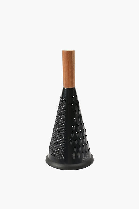 Stainless Steel And Wood Grater
