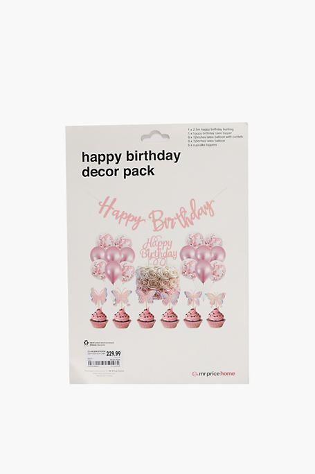 Happy Birthday Decor Pack