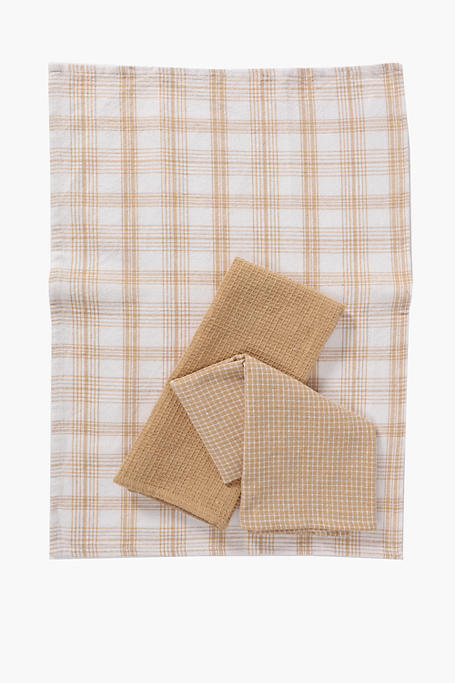3 Pack Recycled Cotton Tea Towels