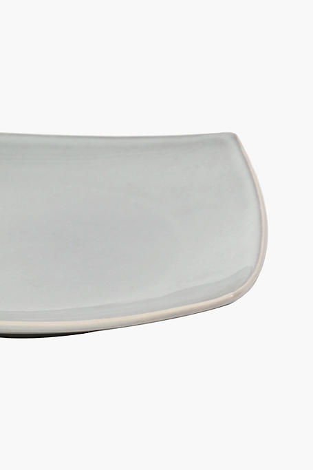 Glaze Square Stoneware Side Plate
