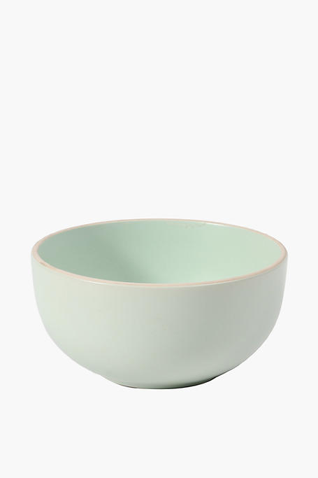 Glaze Lip Stoneware Bowl