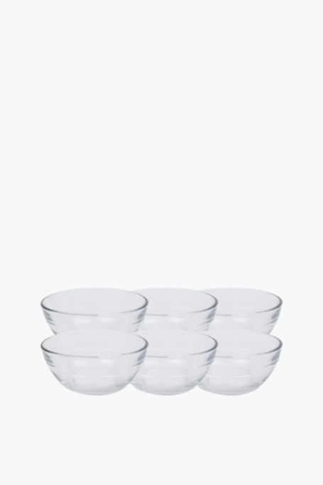  Sweejar 8 oz Glass Bowls Set(6 pack),Small Bowls for  Kitchen,Dessert Bowls for Ice Cream,Snack Bowls,Side Dishes,Small Serving  Bowls for Dipping,Prep : Home & Kitchen