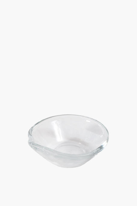 Glass Canape Dish Small