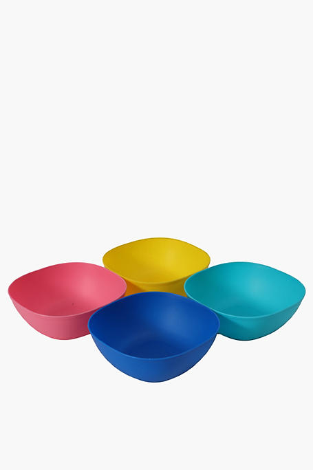4 Pack Plastic Bowls