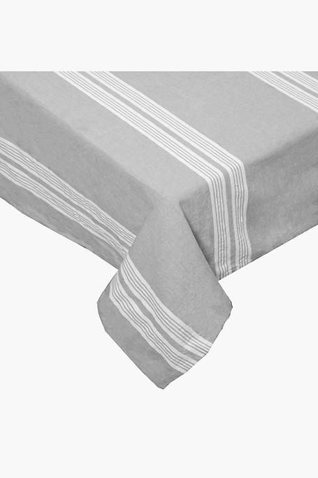 French Stripe Cotton Tablecloth 135x230cm