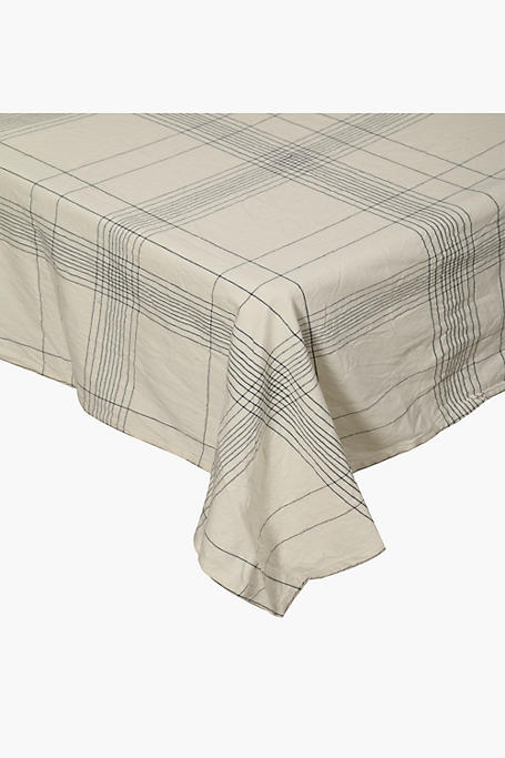 Stripe Print Cotton Tablecloth 180x270cm