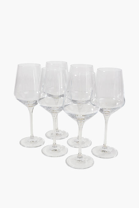 6 Pack Avant Garde Red Wine Glasses