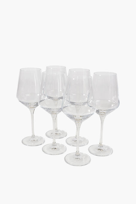 6 Pack Avant Garde White Wine Glasses