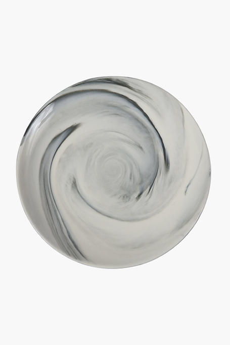Marble Swirl Porcelain Dinner Plate