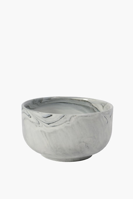 Marble Swirl Porcelain Bowl
