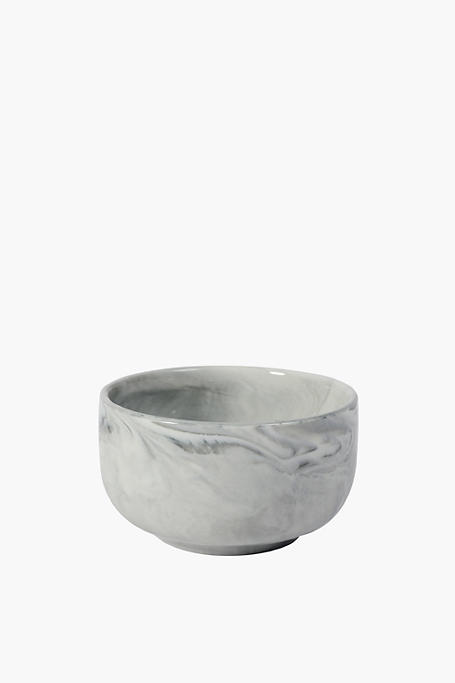 Marble Swirl Porcelain Dipping Bowl