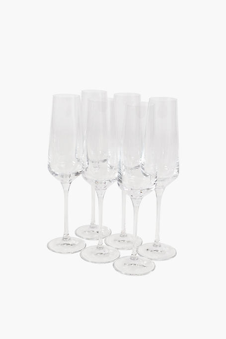 6 Pack Avant Garde Champagne Flutes