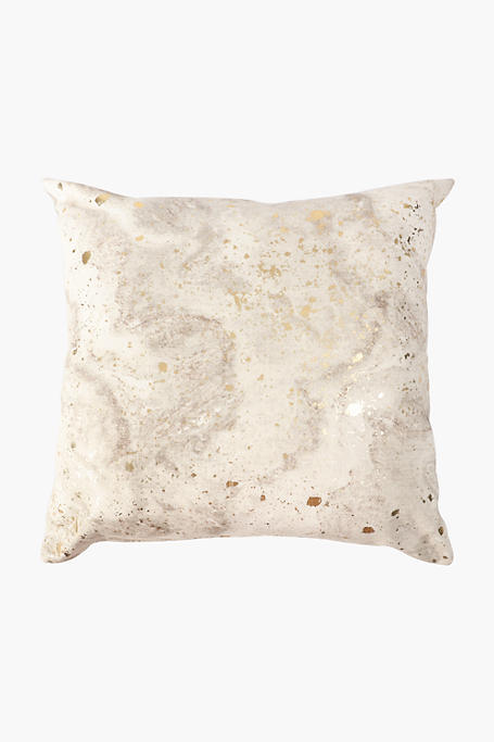 Printed Himeville Marble Feather Scatter Cushion, 60x60cm