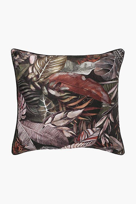 Printed Lexi Leaves Feather Scatter Cushion 60x60cm