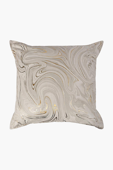 Printed Calouis Marble Feather Scatter Cushion, 60x60cm