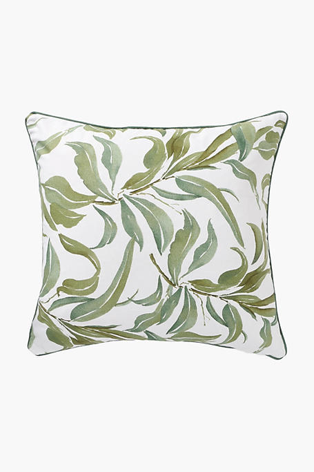 Printed Leaves Feather Scatter Cushion 60x60cm