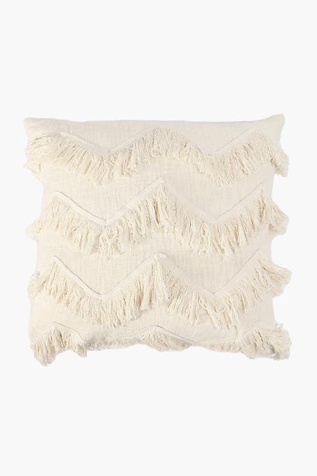 Textured Zig Zag Feather Scatter Cushion 60x60cm