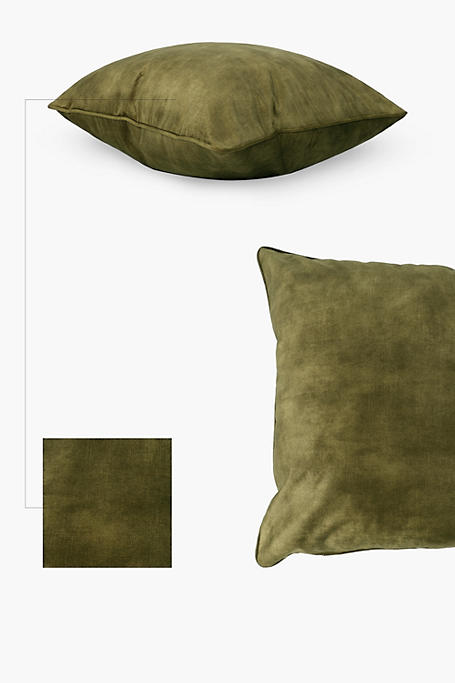 Velvet Feather Scatter Cushion, 60x60cm