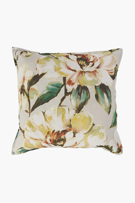 Printed Chinsta Rose Feather Scatter Cushion, 60x60cm