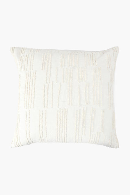 Embroidered Basswood Feather Scatter Cushion 60x60cm