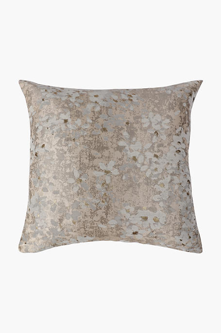 Jacquard Daisy Feather Scatter Cushion, 60x60cm