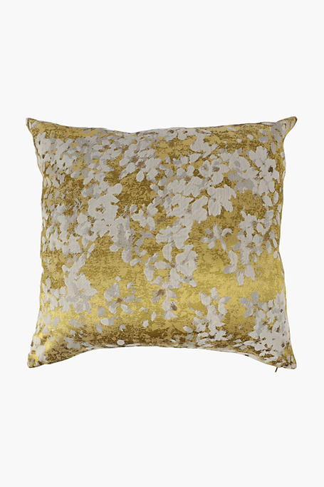 Jacquard Daisy Feather Scatter Cushion, 60x60cm